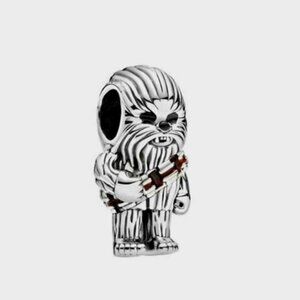 New Pandora ??Star Wars Chewbacca silver charm for jewelry bracelet
